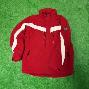 Vintage Tommy Hilfiger puffer jacket 90s Winter Ski jacket Tommy Hilfiger coat